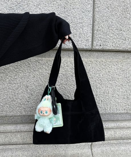 Suede Pouch Set Bag
