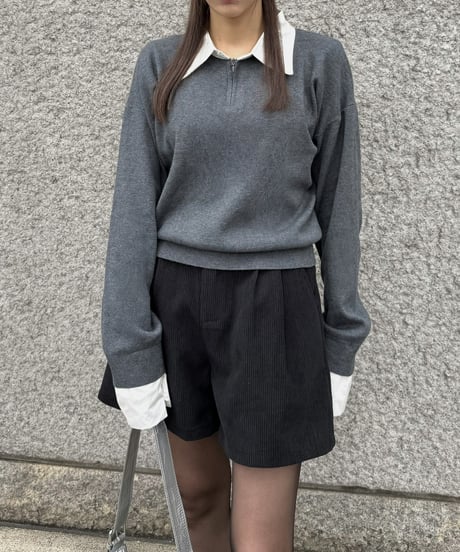 Bicolor Layered Knit
