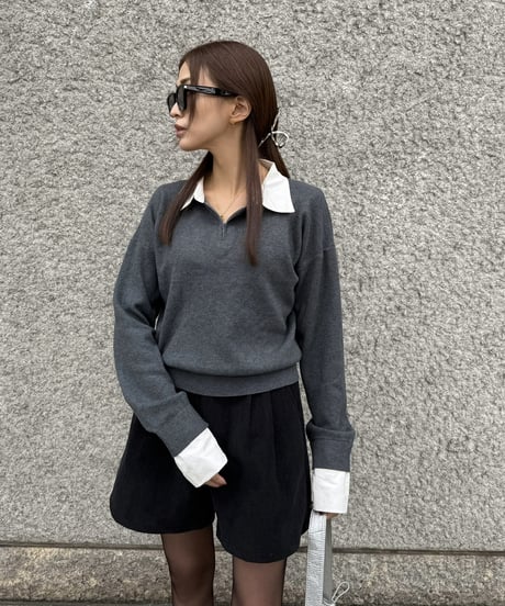 Bicolor Layered Knit