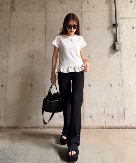 Basic Peplum Tシャツ