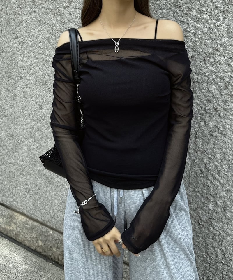 See Through Off Shoulder Tops | Admance Online