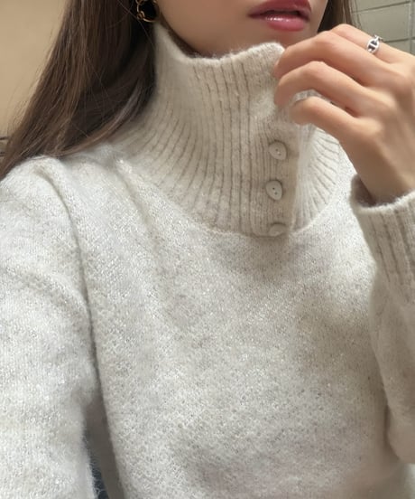 Spangle Collar Knit