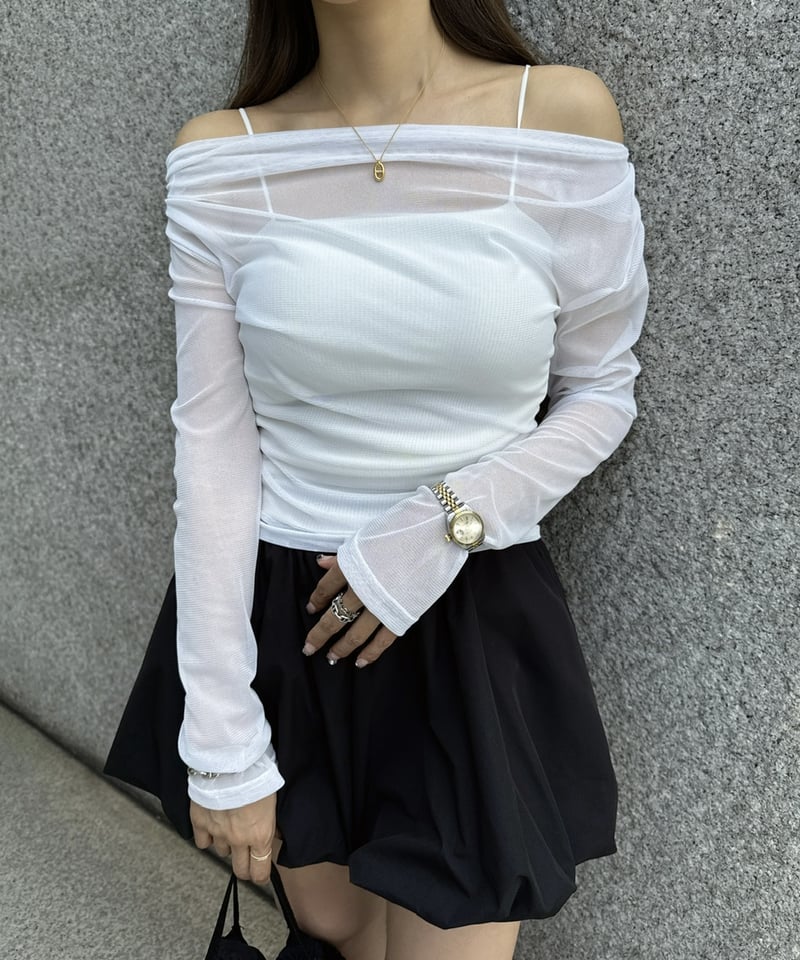 See Through Off Shoulder Tops | Admance Online