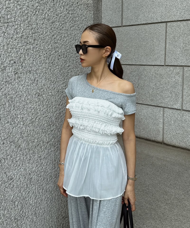 Bare Peplum トップス | Admance Online Store
