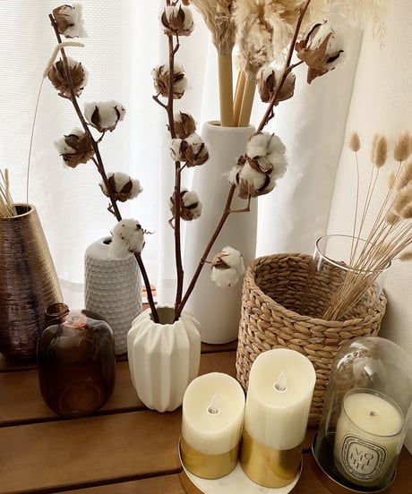 White Flower Vase