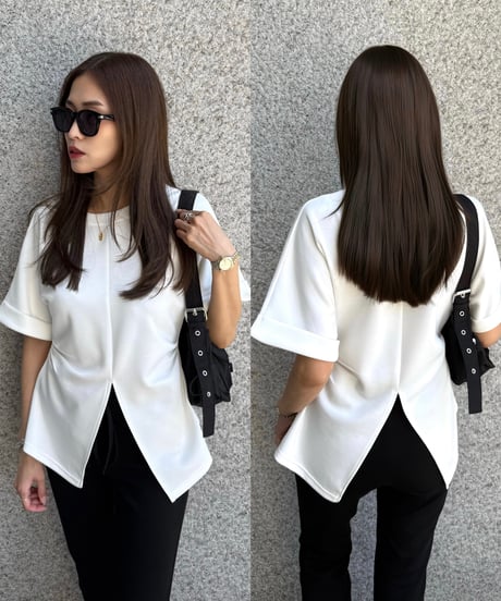 2Way Slit Tシャツ
