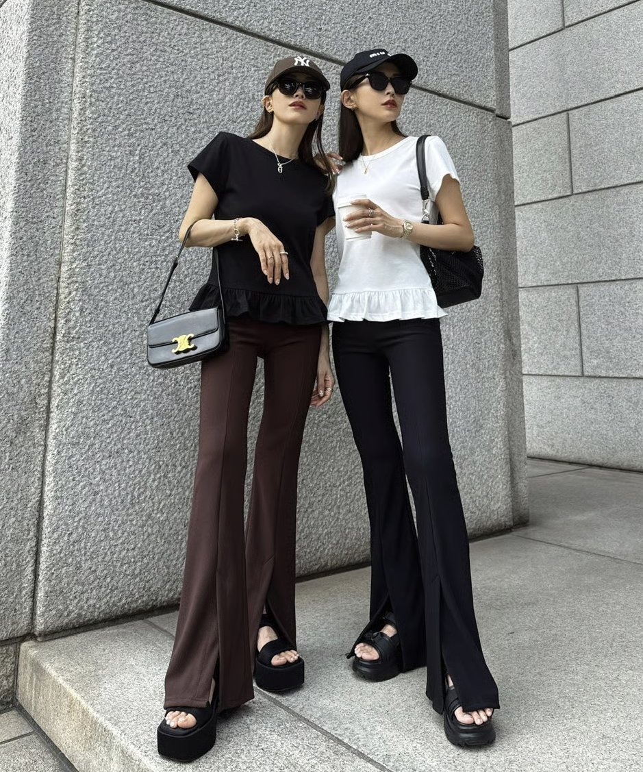 admanceフレアパンツ Ultra Fit Slit Flare PT | Admance Online Store