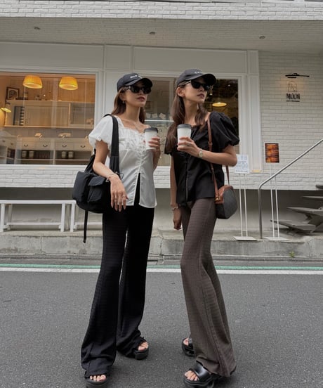 Puff Sleeve Slit BL