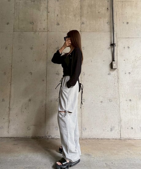 Side Slit ワイドパンツ