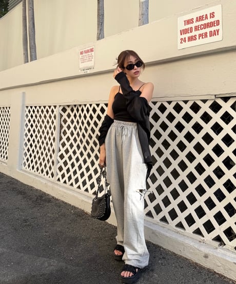 Side Slit ワイドパンツ