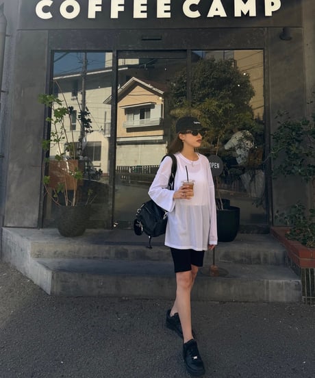 Sheer ロングTシャツ