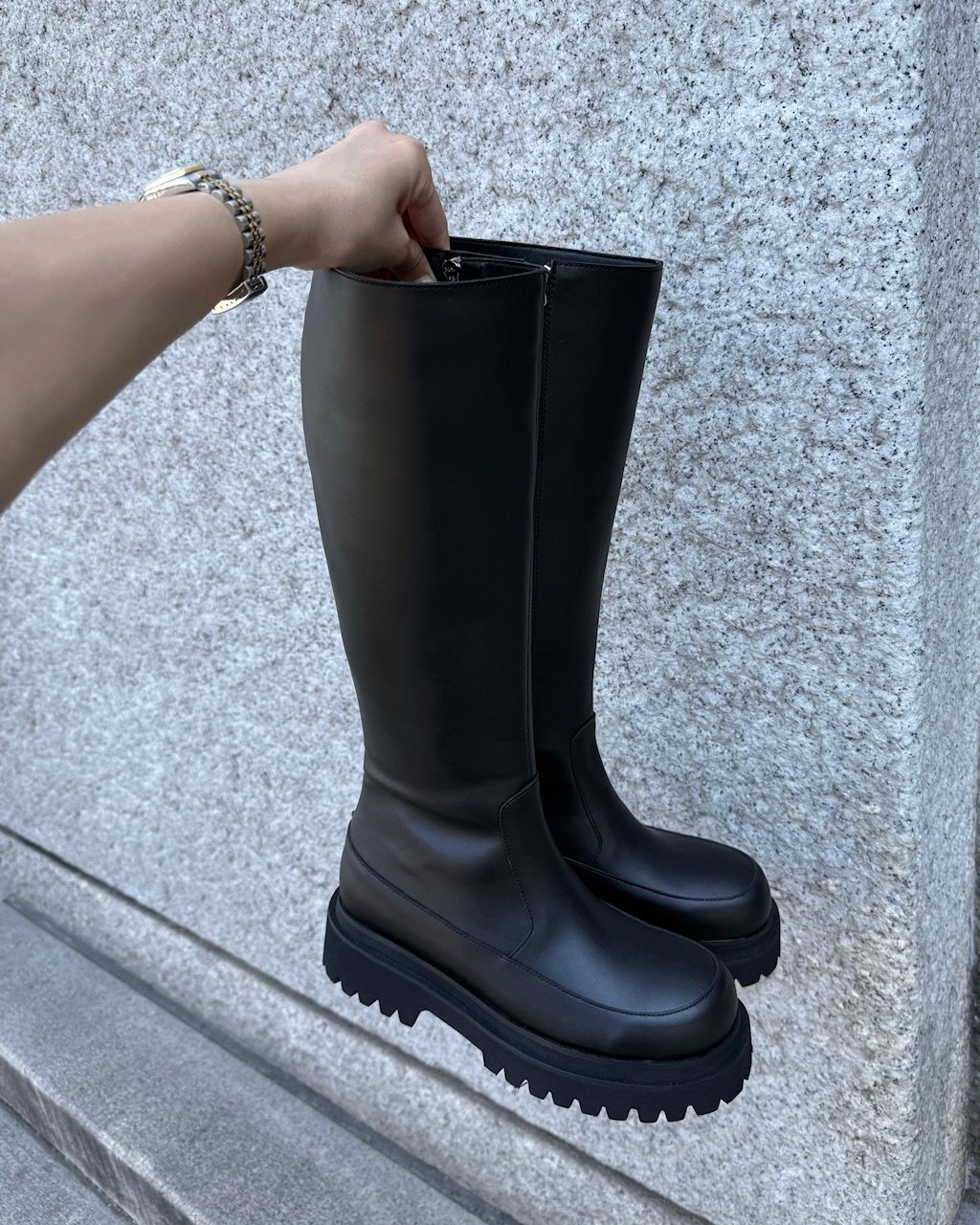 Side Zip Long Boots | Admance Online Store