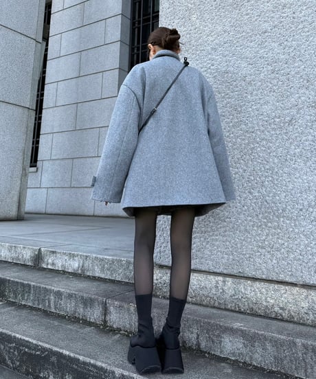 Stand Collar Wool CT
