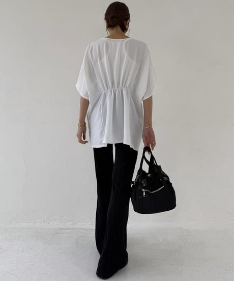 Pleats ブーツカットパンツ