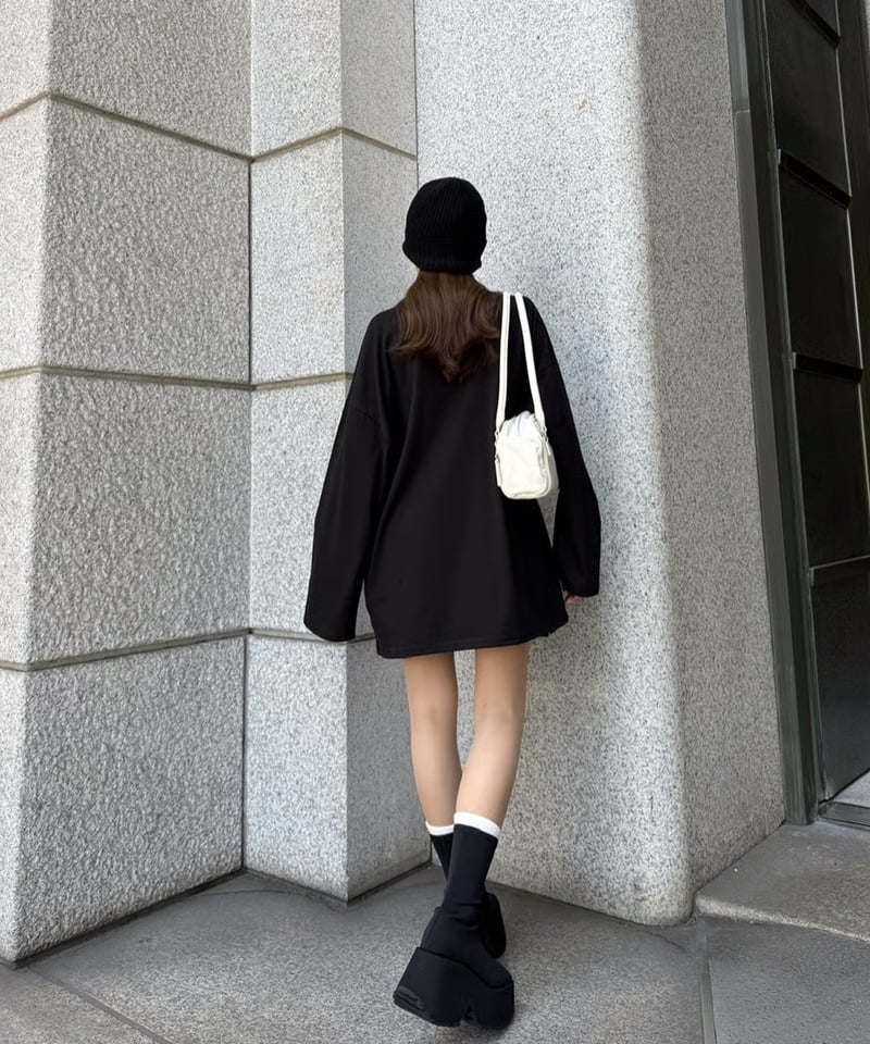 Slit Long T-sh | Admance Online Store