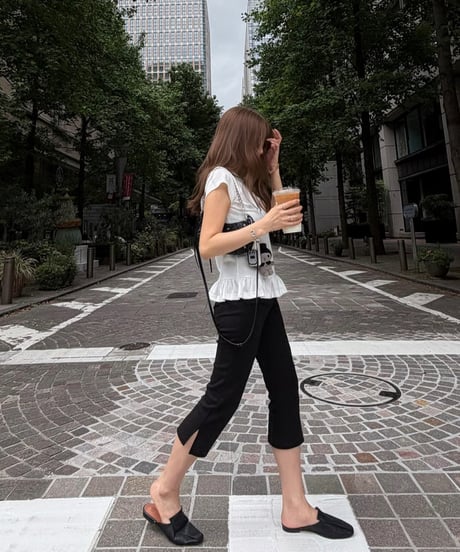 Basic Peplum Tシャツ