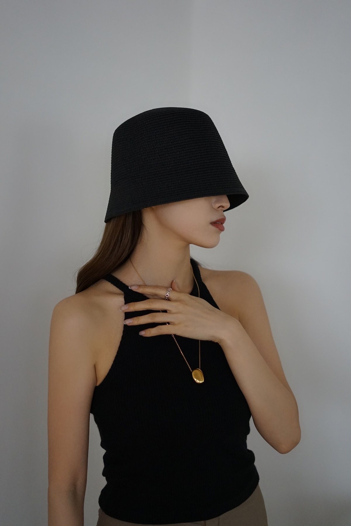 帽子 RAFFIA BUCKET HAT Raffia Bucket Hat-23 | Admance Online Store