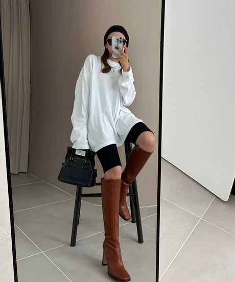 Square Toe Long Boots
