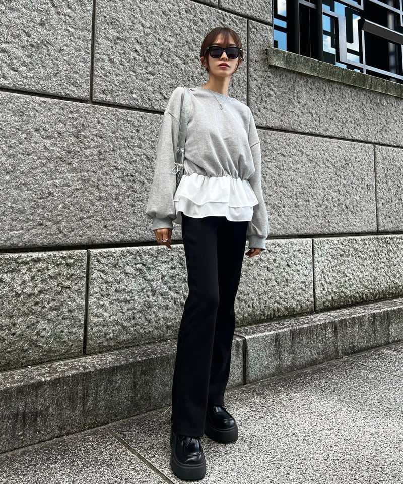 【最終価格】CLANE ／MANOF DOCKING PEPLUM TOPS DOCKING PEPLUM TOPS｜TOPS(トップス)｜MANOF OFFICIAL ONLINE STORE