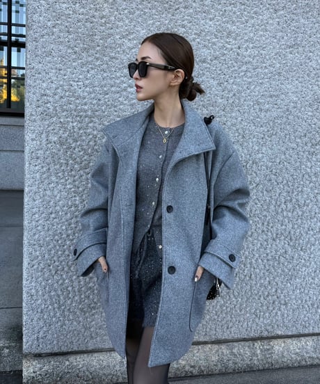 Stand Collar Wool CT