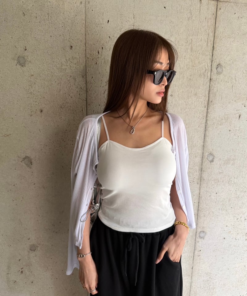 Basic パッド付きキャミソール | Admance Online Store