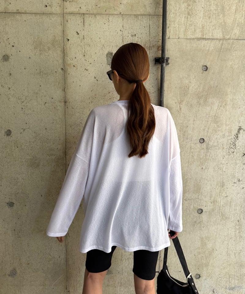 Sheer ロングTシャツ | Admance Online Store