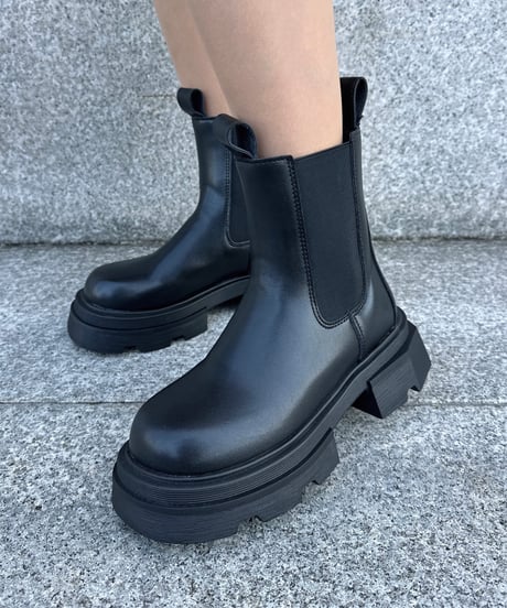 Chunky Heels Short Boots