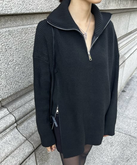 W Zip Turtle Tunic