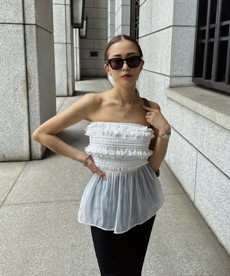 Bare Peplum トップス