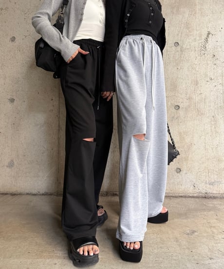 Slit ワイドパンツ