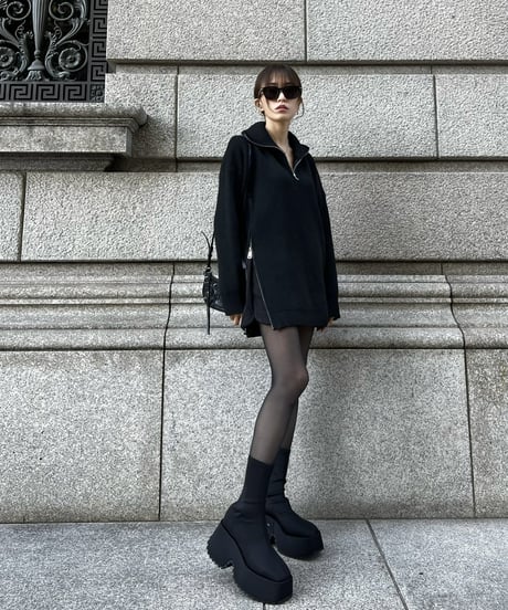 W Zip Turtle Tunic