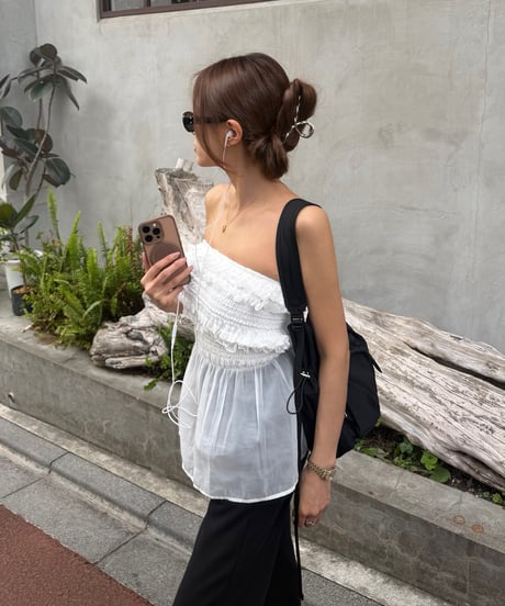 Bare Peplum トップス