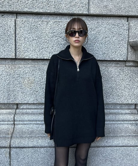 W Zip Turtle Tunic