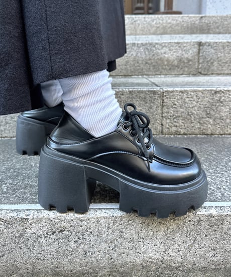 Lace Up Platform Loafer