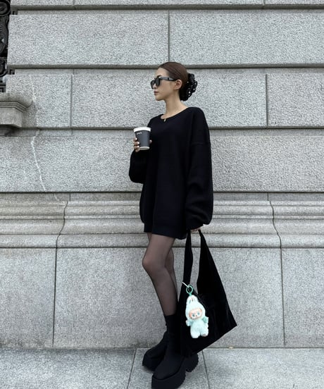 Suede Pouch Set Bag