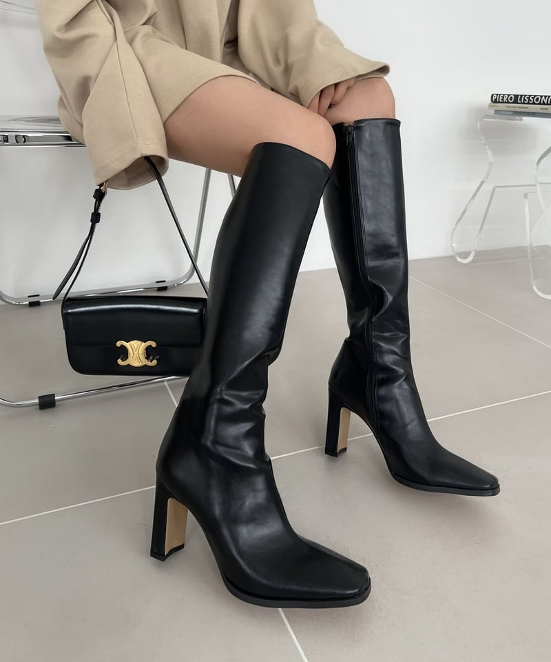Square Toe Long Boots | Admance Online Store