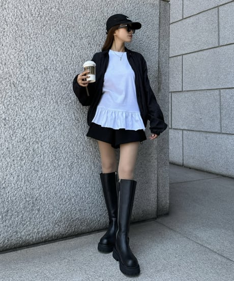 Side Zip Long Boots
