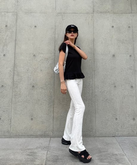 Basic Peplum Tシャツ