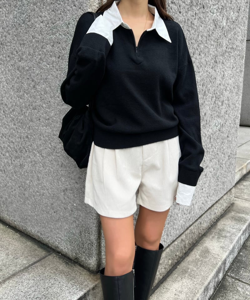 Bicolor Layered Knit | Admance Online Store