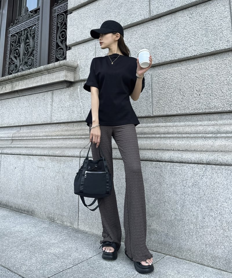 Shirring Boot Cut PT | Admance Online Store