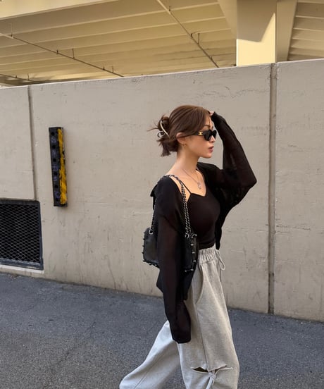 Side Slit ワイドパンツ