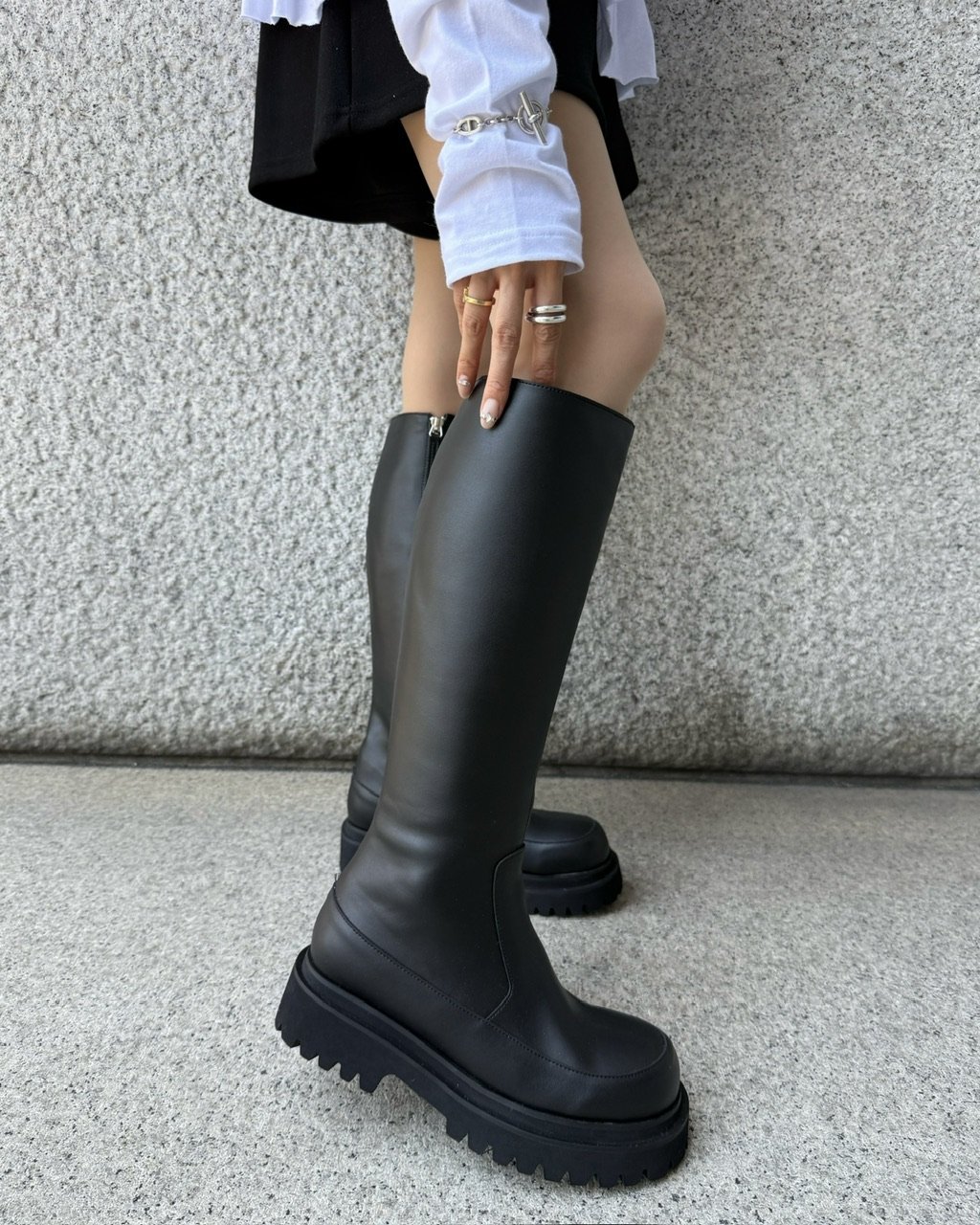 Side Zip Long Boots | Admance Online Store