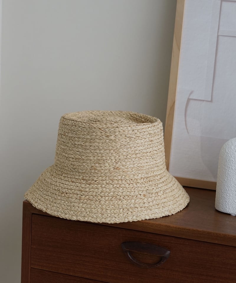 帽子 RAFFIA BUCKET HAT CLASKA（クラスカ）｜RAFFIA BUCKET HAT - ファッション - 帽子