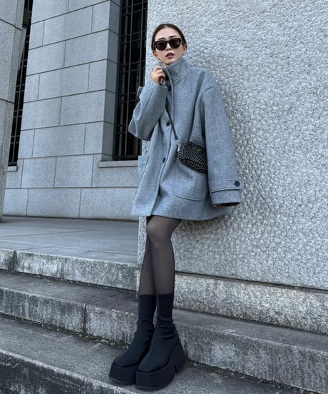 Stand Collar Wool CT