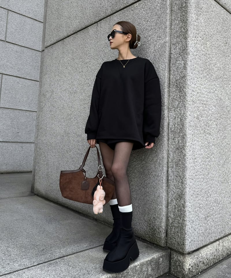 Side Slit Over Sweat | Admance Online Store