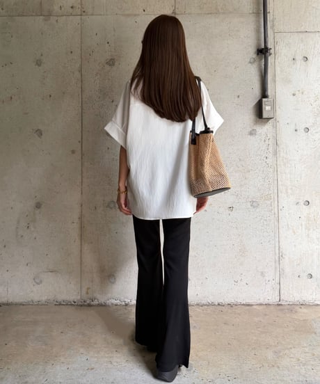 Front Slit フレアパンツ