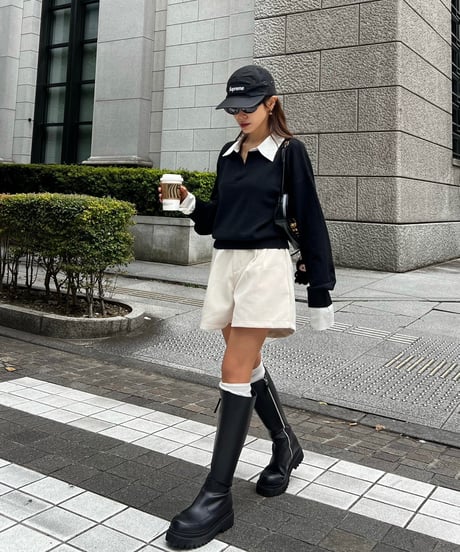 Bicolor Layered Knit