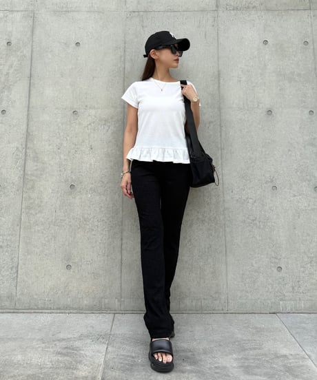 Basic Peplum Tシャツ