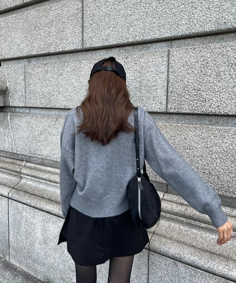 Round Fake Suede Bag