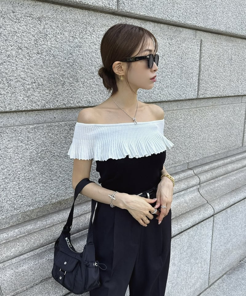【専用】IORE BELLE TOPS ベルトップス　新品未使用 Bicolor Frills Tops | Admance Online Store
